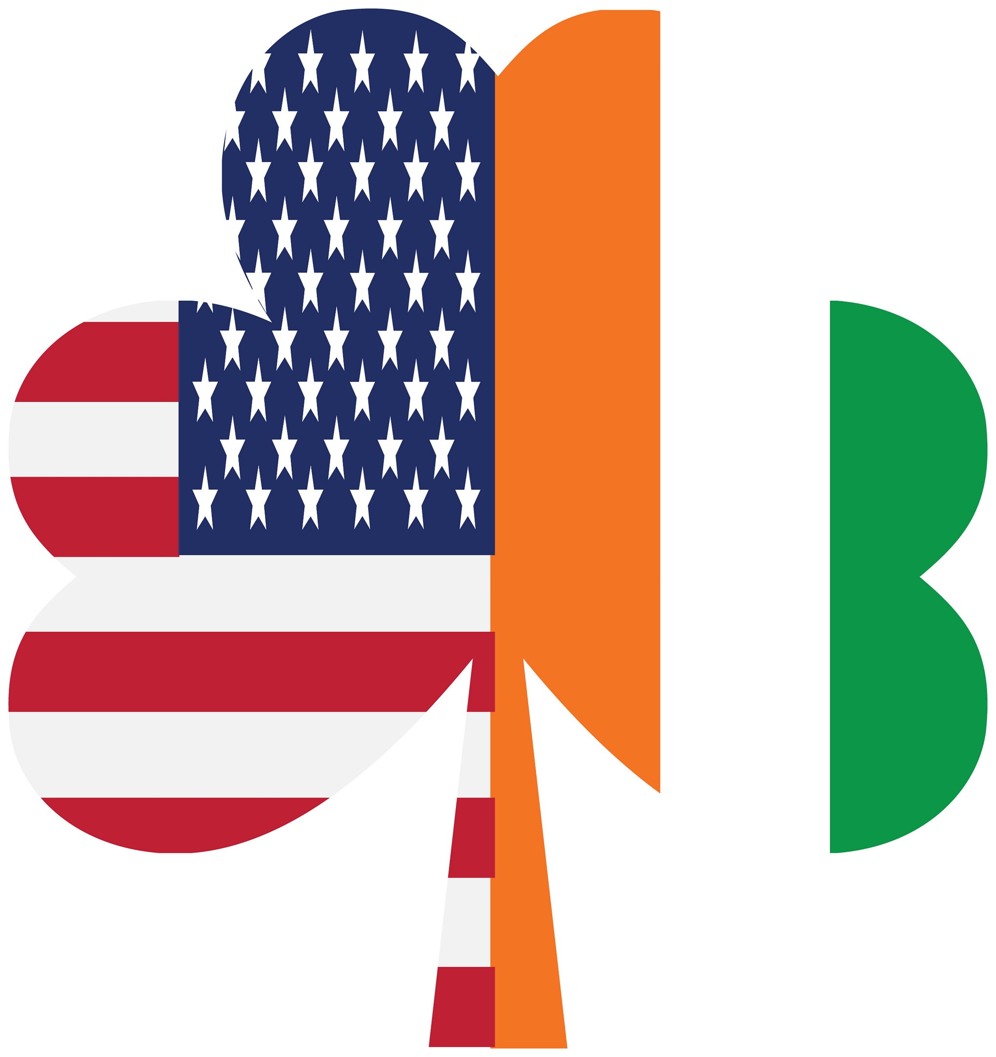 Irish American Flag Pocket Shirt, Saint Patrick's Day Gift For American, Irish American Shamrock Pocket Tee, Usa And Ireland Flag Tshirt