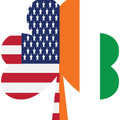 Irish American Flag Pocket Shirt, Saint Patrick's Day Gift For American, Irish American Shamrock Pocket Tee, Usa And Ireland Flag Tshirt