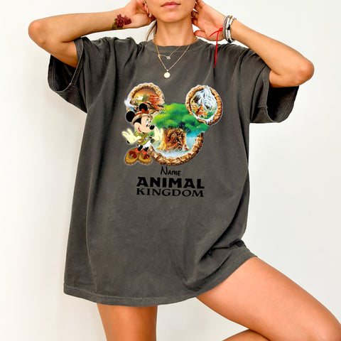 Safari Adventure Animal Kingdom DTF Transfer Ready To Press for Family Group t-shirts & Nature Expedition Apparel