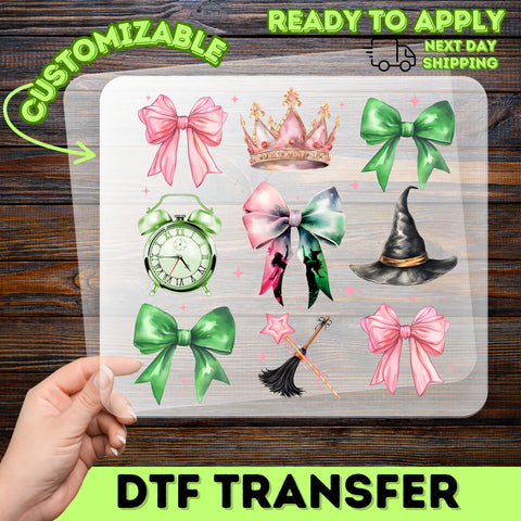 Magical Halloween Fairy Tale DTF Transfer Cute Witch & Fantasy Elements for Kids Apparel & Party Decor