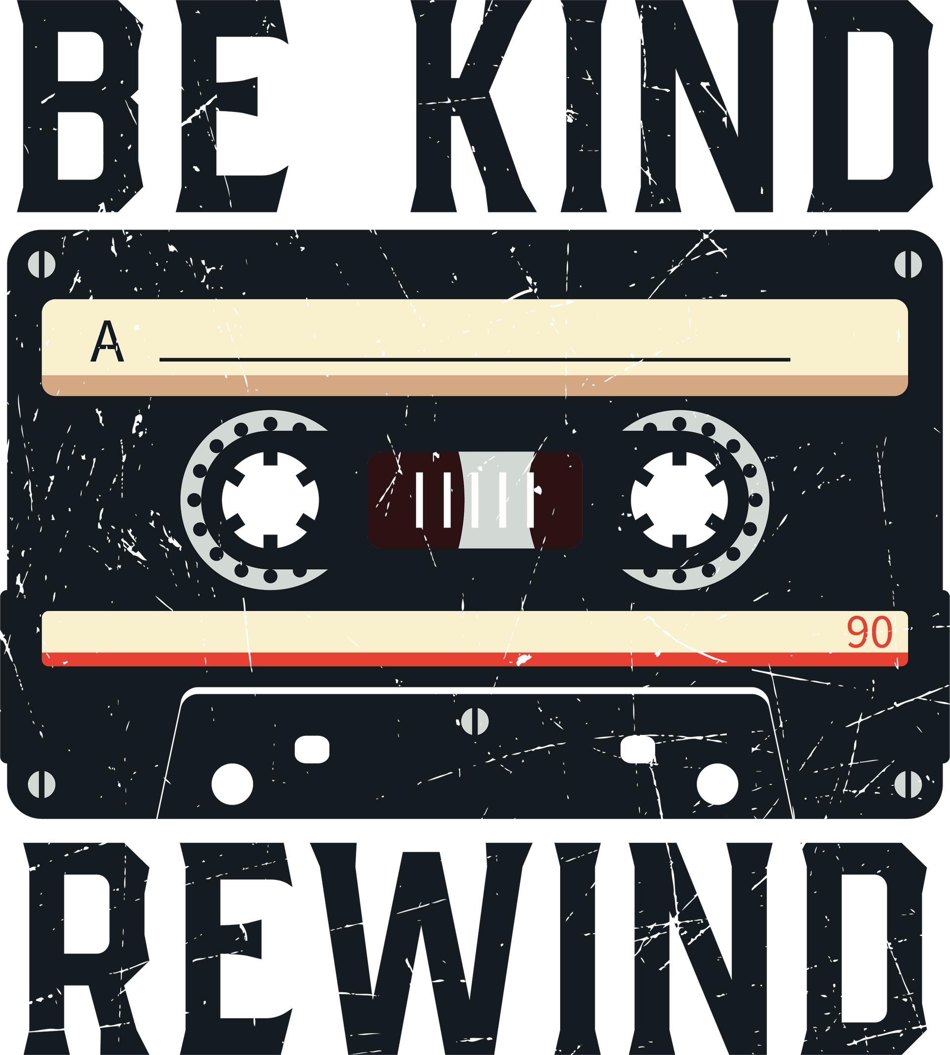 Be Kind Rewind Retro Shirt, Vintage 90’s Shirt, VHS Shirt, 90s Vibe T-Shirt, 90s Party Costume, Vintage 80s Shirt, Be Kind Cassette Rewind