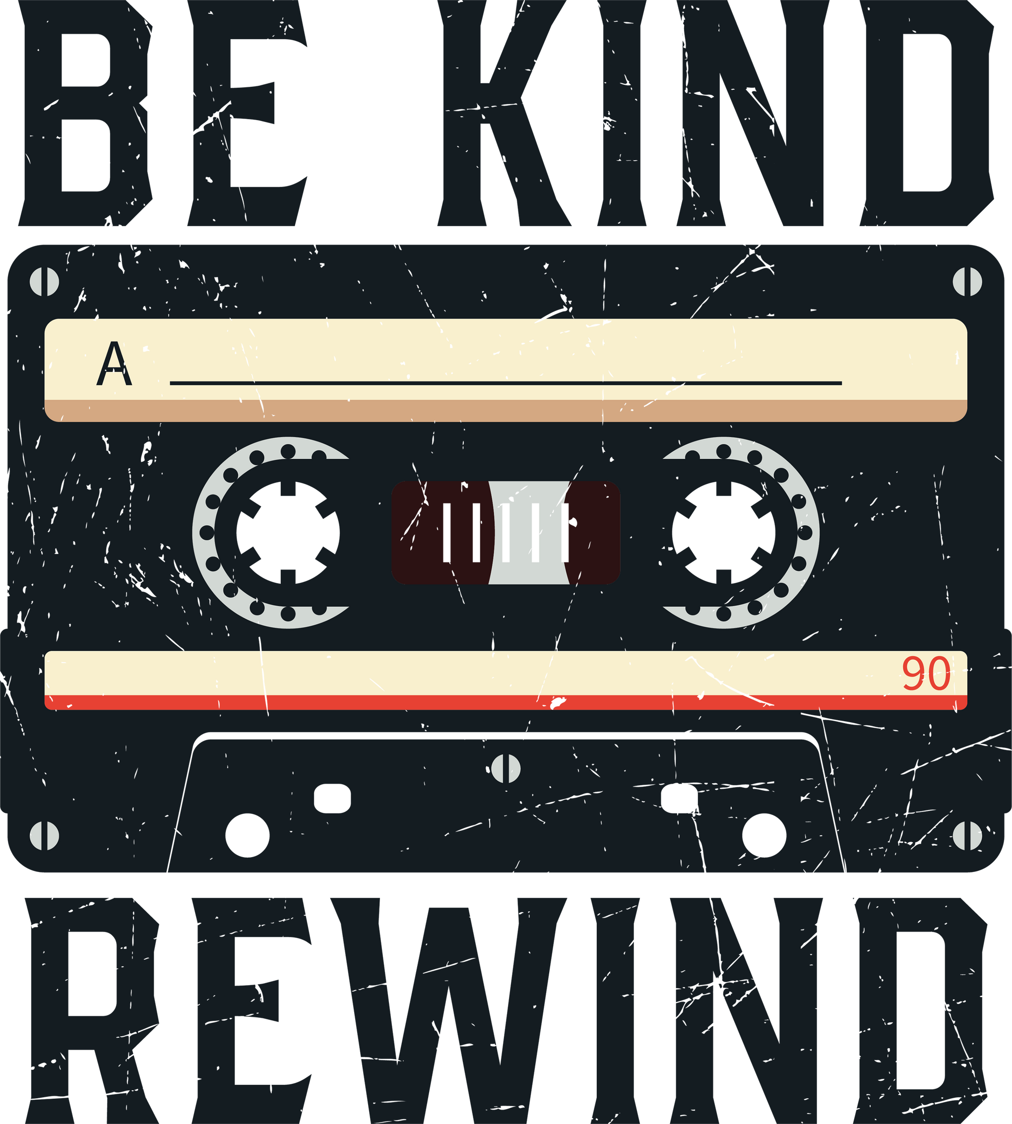 Be Kind Rewind Retro Shirt, Vintage 90’s Shirt, VHS Shirt, 90s Vibe T-Shirt, 90s Party Costume, Vintage 80s Shirt, Be Kind Cassette Rewind