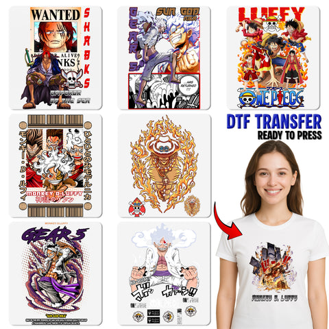 Electric Blue Anime Action Scene DTF Transfer for Cosplay & Anime Lovers T-shirt or Sweatshirt