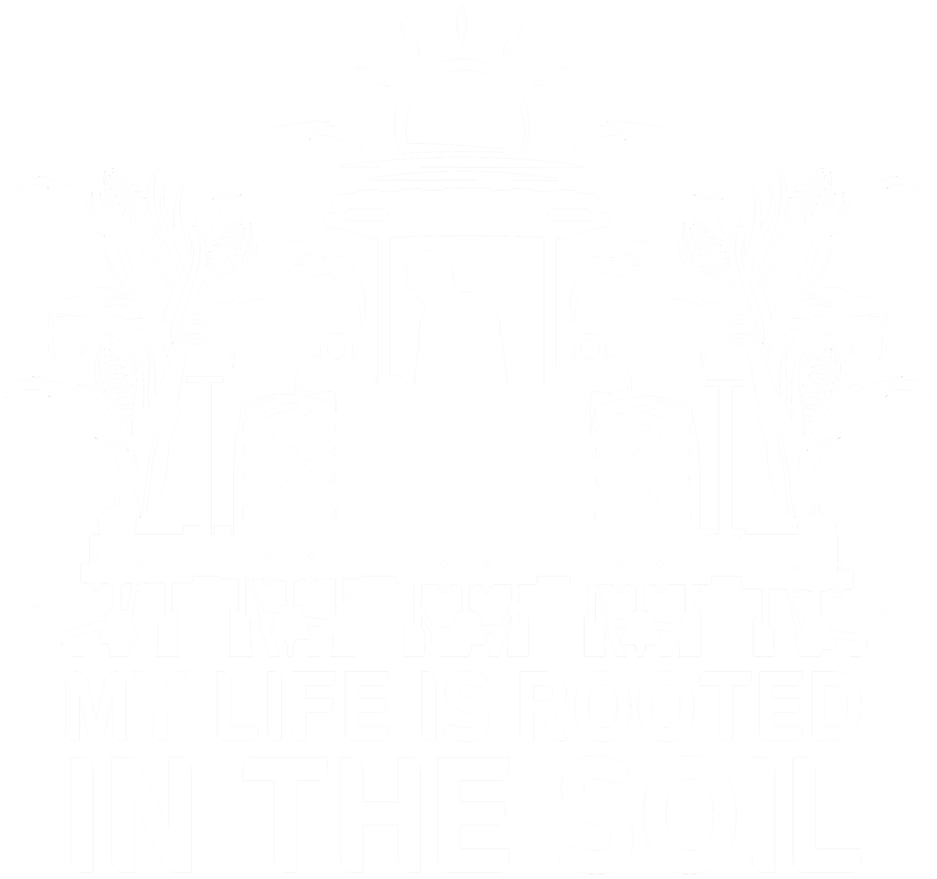 Farm Clothing, Gardener Gifts, Farmer T Shirt, Shirts for Men, Positive Gardening Tshirt, Gift for Him, My Life is Rooted in the Soil Shirt