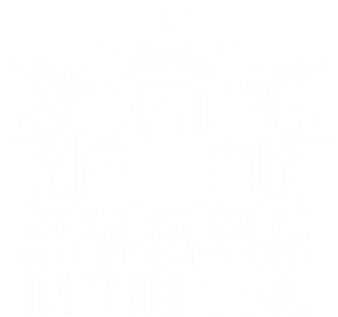 Farm Clothing, Gardener Gifts, Farmer T Shirt, Shirts for Men, Positive Gardening Tshirt, Gift for Him, My Life is Rooted in the Soil Shirt