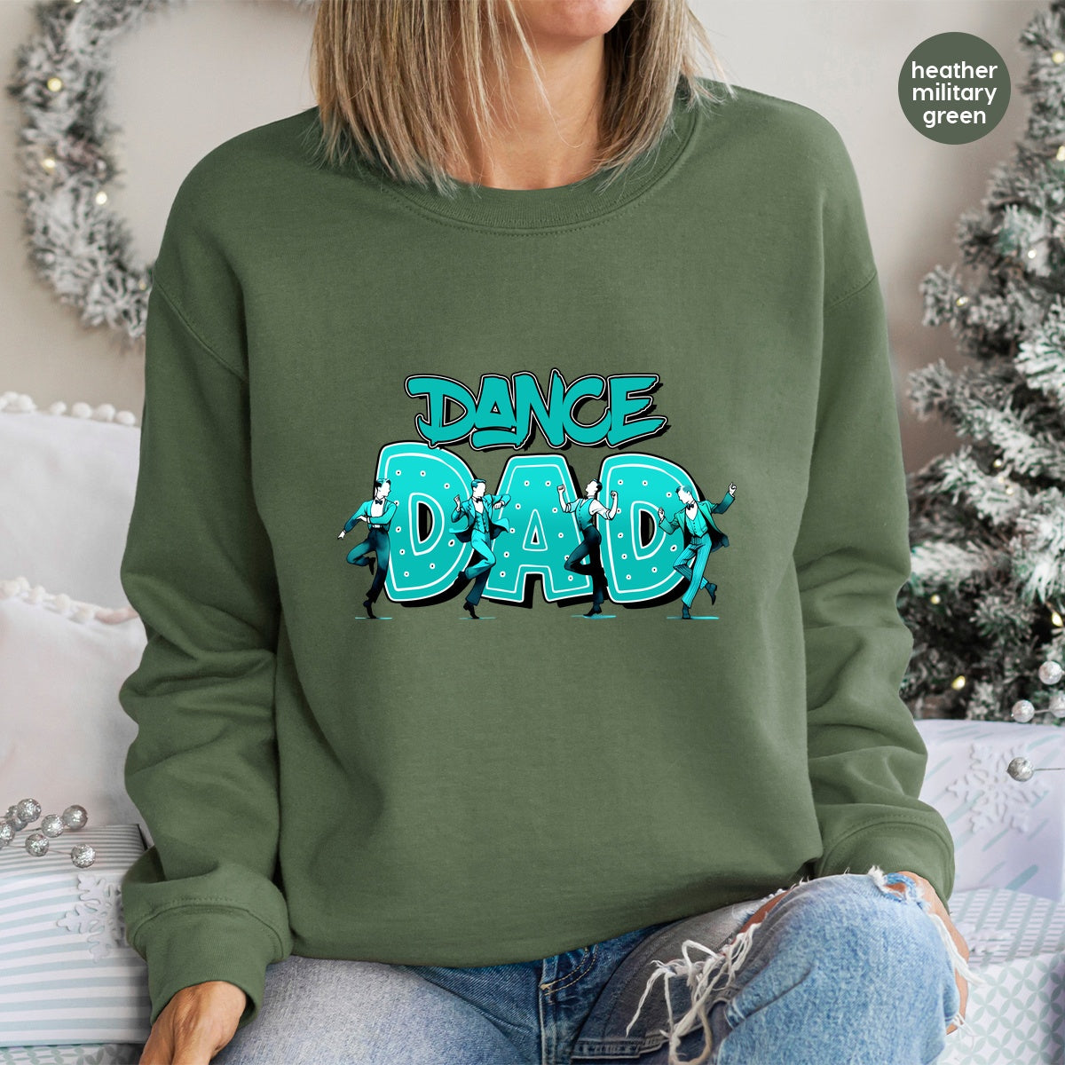 Funny Dance Dad Direct-To-Film DTF Transfer Ready to Press for Tees - Perfect Father's Day Celebratory Apparel