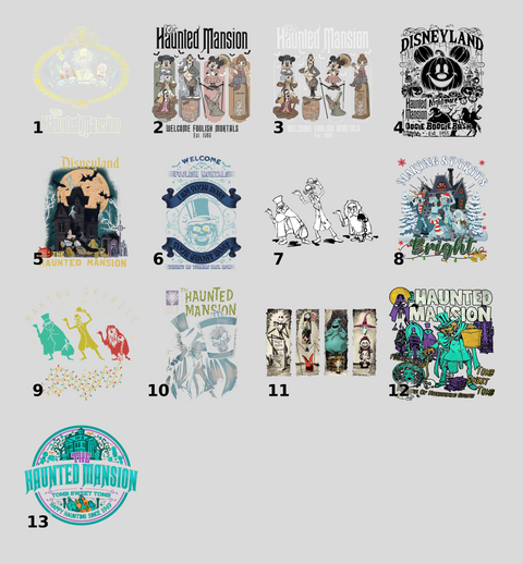 Halloween Horror Icons DTF Transfer for Spooky T-Shirts & Sweatshirts - Retro Scary Movie Iron-On for Enthusiasts & Party-goers