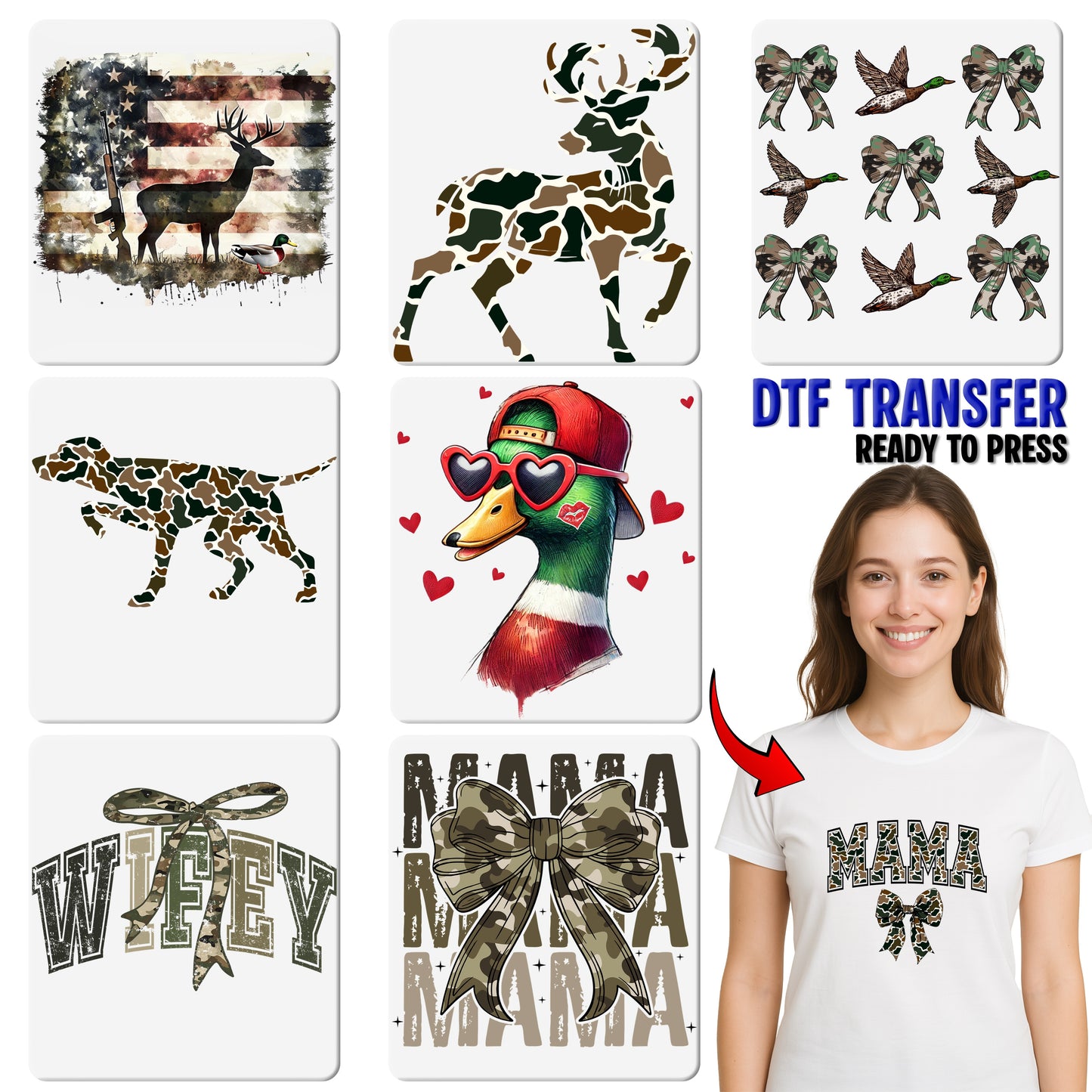 Woodland Deer Forest DTF Transfer Nature-inspired Shirt for Outdoor Enthusiasts & Wildlife Lovers