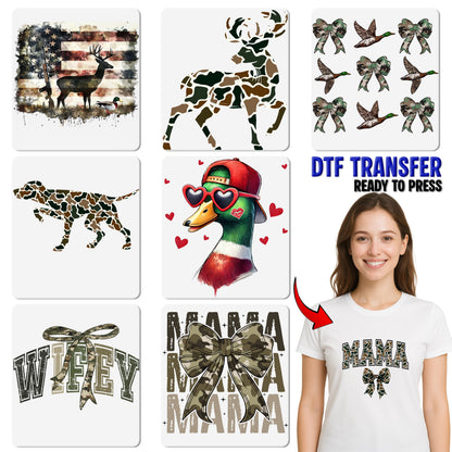 Woodland Deer Forest DTF Transfer Nature-inspired Shirt for Outdoor Enthusiasts & Wildlife Lovers
