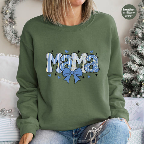Mama DTF Transfer Cute Boho Animal Print Ready To Press Stylish Mother's Day Iron-On Apparel Gift