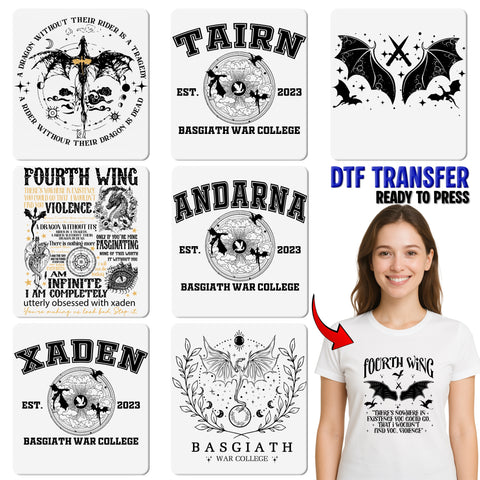 Fly or Die Motivational DTF Transfer, Ready to Press for Young's Adventure Shirt, Edgy Minimalist Apparel Iron-On