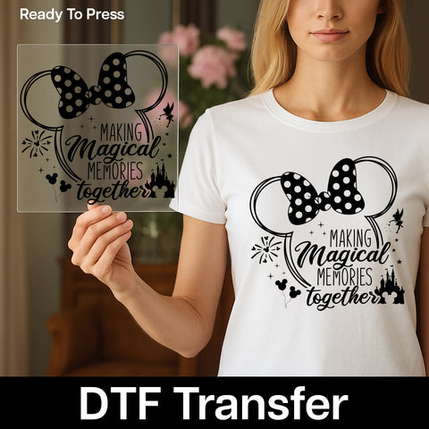 Iron-On Funny Halloween DTF Transfer for T-Shirts 'You Can’t Scare Me I Have 2 Sisters' Ready To Press Gothic Humor Design