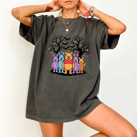 Cute Cartoon Animal Halloween DTF Transfer Ready To Press for Fun Family T-shirt Costume