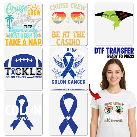 Playful Cruise Crew Funny DTF Transfer for Group Cruise Shirts & Vacation Apparel - Nautical Humor Ready To Press Iron-On