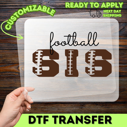 Football Reunion DTF Transfer Iron-On Team Spirit Shirt Apparel for Sports Enthusiasts & Alumni Game Day Gatherings