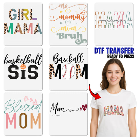 Soccer Mom DTF Transfer Ready to Press Funny Athletic Apparel Gift for Sports Moms Custom Iron-On Design