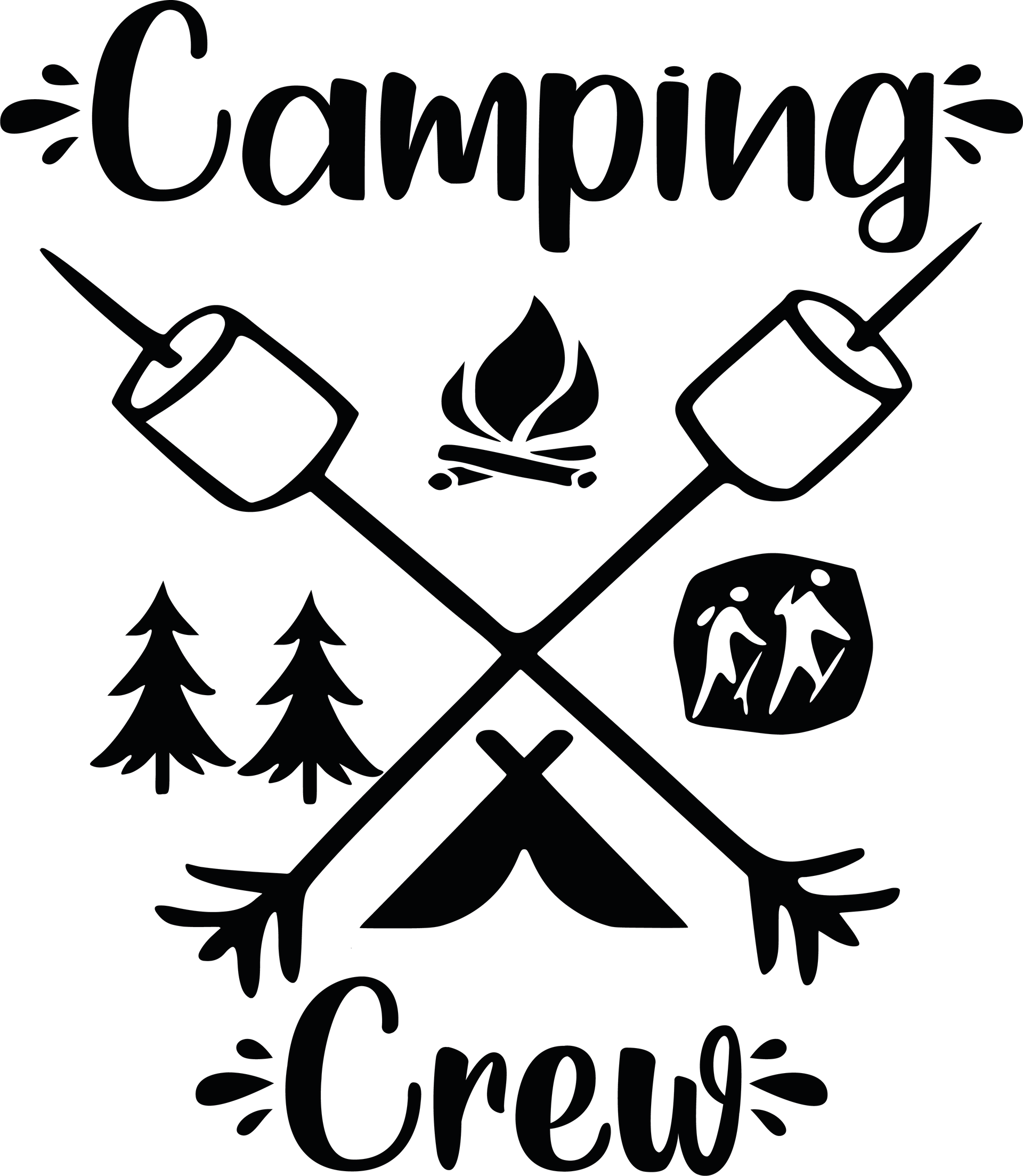 FastDeliveryTees Camping Shirts for Groups - Customizable Camping Lover Shirts, Camping Shirt for Family, Nature Lover Shirt, Group Campfire Shirt, Camping Team Shirt, Camping Friends Tee