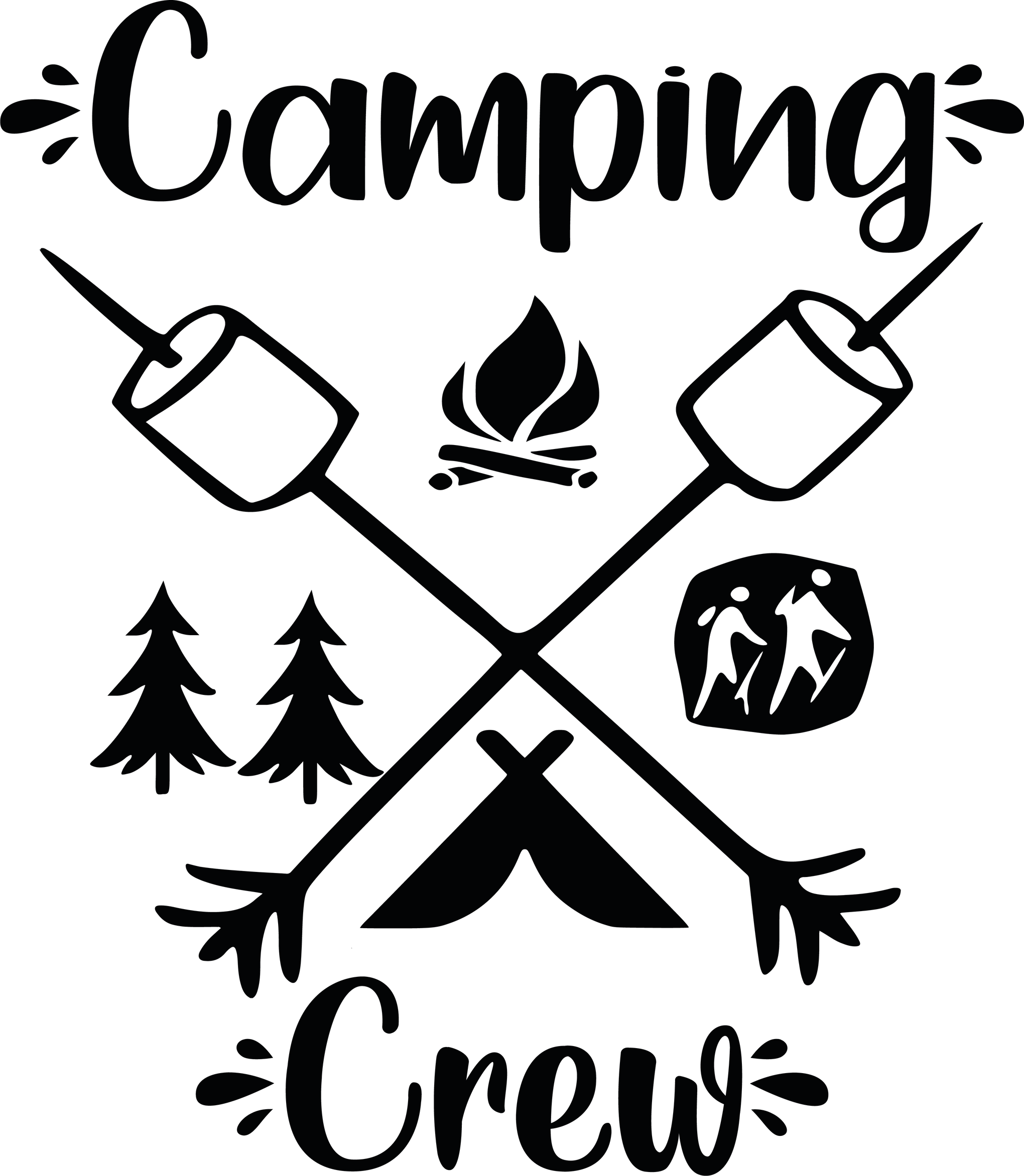 FastDeliveryTees Camping Shirts for Groups - Customizable Camping Lover Shirts, Camping Shirt for Family, Nature Lover Shirt, Group Campfire Shirt, Camping Team Shirt, Camping Friends Tee