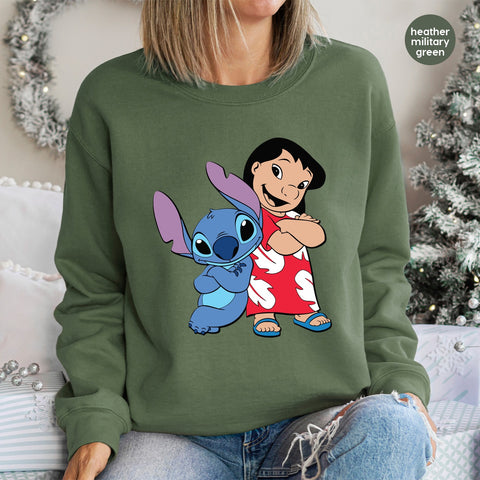 Cute Cartoon Friendship DTF Transfer Ready To Press for Kids T-Shirt Iron-On Celebration Apparel