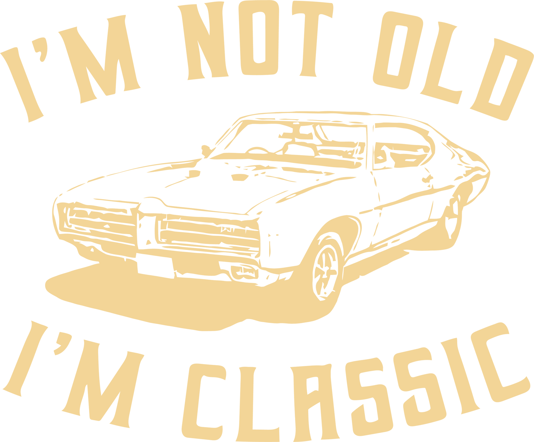 Classic Car Shirt, I'm Not Old I'm A Classic T-Shirt, Unique Birthday Gift for Car Lovers, Vintage Car Tee, Gift Father,Unique Holiday Gift