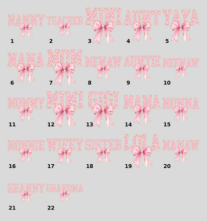 Nonna Floral DTF Transfer Iron-On for Mother’s Day Italian Grandmother Shirt & Apparel