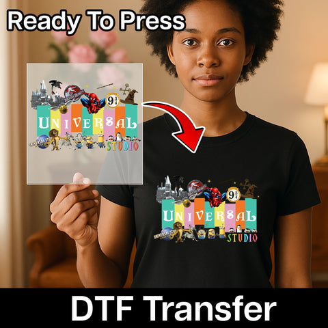 Funny Halloween DTF Transfer for T-Shirts & Hoodies - Ready To Press Cute Iron-On for Women's Apparel - Perfect for Halloween Parties
