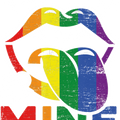 LGBTQ T-Shirts, I Licked It So It&#39;s Mine Lips T Shirt, LGBT Month Tee, Cute Lesbian Gay Shirts, Lips LGBT Awareness Shirt