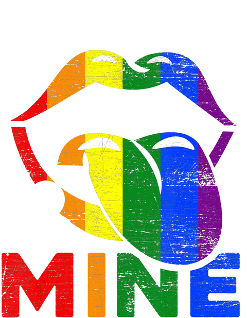 LGBTQ T-Shirts, I Licked It So It&#39;s Mine Lips T Shirt, LGBT Month Tee, Cute Lesbian Gay Shirts, Lips LGBT Awareness Shirt