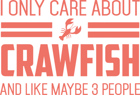 Funny Crawfish T-Shirt, Crawfish Lover T Shirt, Crawfish T Shirt, Crawfish Boil Shirt, Crawfish Season, I Only Care About Crawfish Shirt