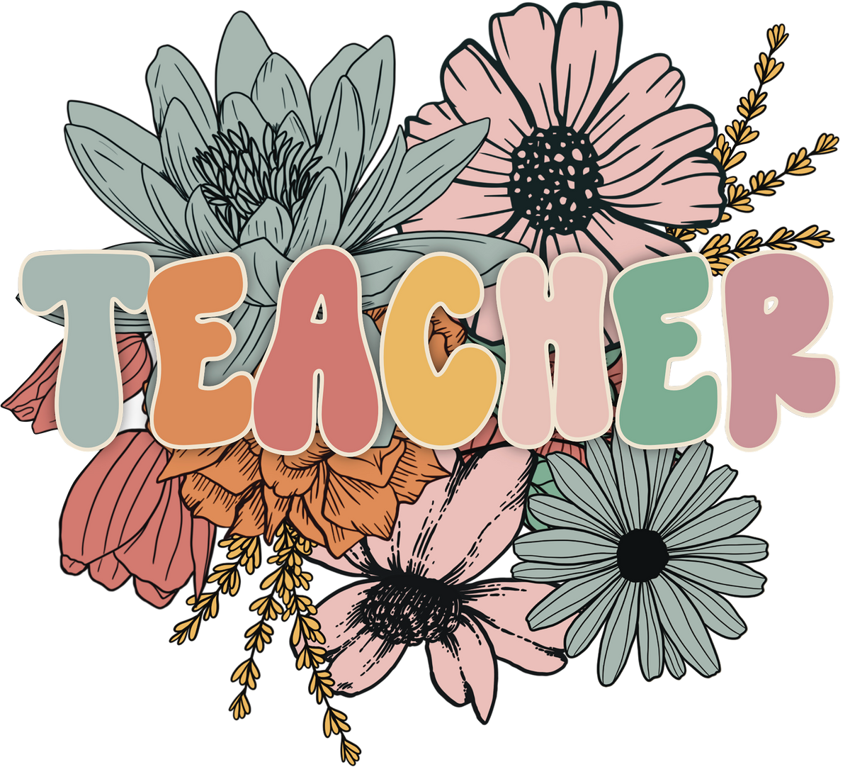 Teacher Shirts, Flower Teacher Shirt, Teacher Gifts, Teacher Shirt, Teacher Appreciation T-Shirt, Floral Teacher T Shirt, Preschool Teacher