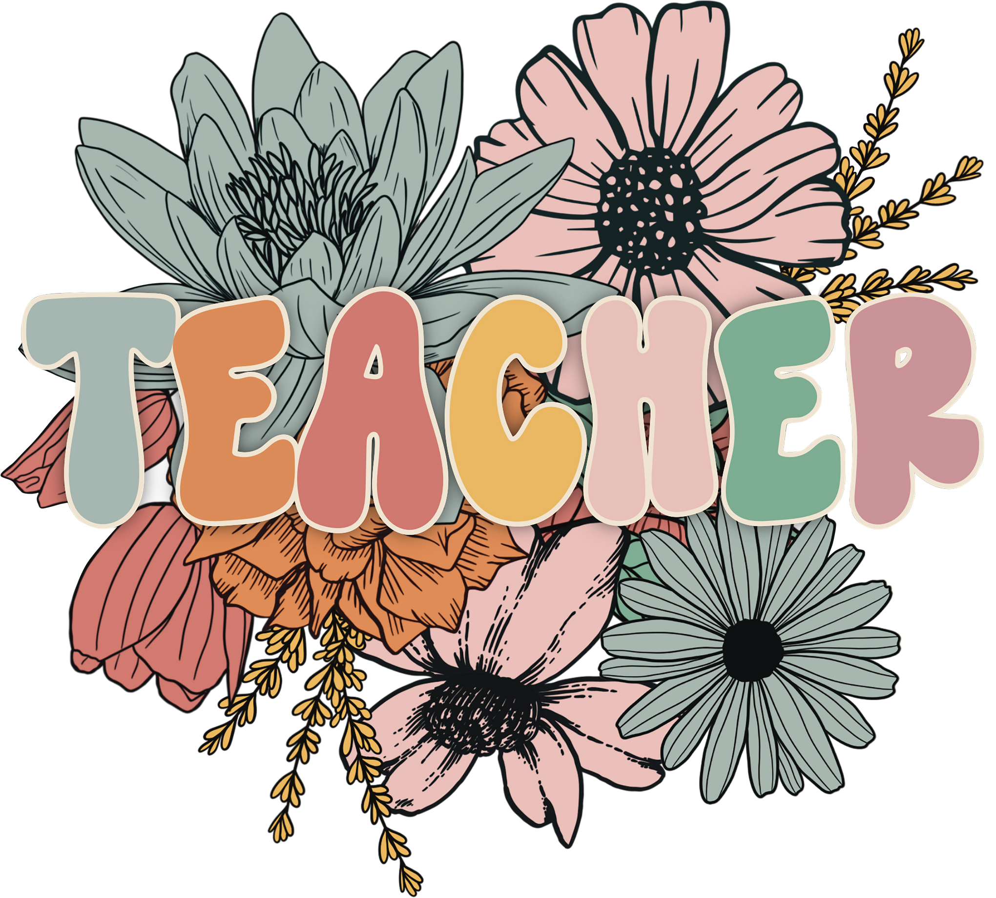 Teacher Shirts, Flower Teacher Shirt, Teacher Gifts, Teacher Shirt, Teacher Appreciation T-Shirt, Floral Teacher T Shirt, Preschool Teacher