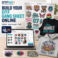 DTFGO gang sheet builder – build your DTF gang sheet online from $6.95