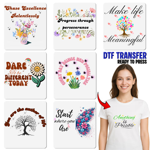 Funny Retro Motivational Iron-On DTF Transfer for T-shirt Stay Clam Keep Going Quote - Perfect for Office Humor & Study Groups Apparel