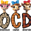 Ocd Camel Shirt, Funny Camel Tshirt, Camel Lover Gift, Cute Camel Tee, Funny Animal Shirts, Zoo T-shirt, Desert Shirt, Camel Owner Shirt