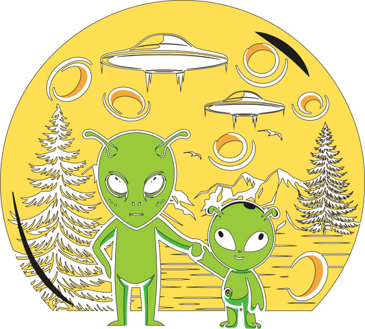 Aliens Invasion Tee, Baby Alien Tshirt, Flying Saucer Shirt, Outer Space Shirt, Ufo T-shirt Space Shirts, Galaxy Tee, Cute Alien Shirt