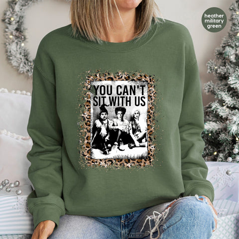 Funny Villainous Halloween DTF Transfer 'You Can't Sit With Us' Nostalgia Apparel for Movie Buffs & Rebel Groups
