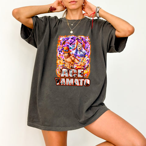 Energetic Anime DTF Transfer Ready to Press Vibrant Ace Yamato for T-shirts Anime Fan Apparel