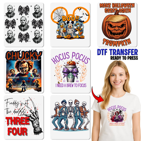 Cute Boo Boo Crew Medical Staff Halloween DTF Transfer Iron-On Funny Ghost Nurse T-Shirt Ready To Press Apparel
