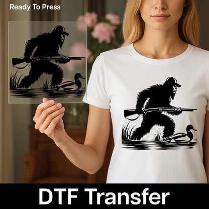 Ready to Press Funny Thanksgiving DTF Transfer for Family Apparel - Cute Turkey Iron-On for T-Shirts or Hoodies