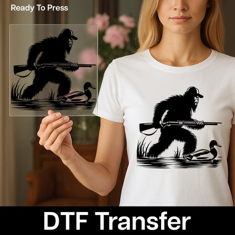 Ready to Press Funny Thanksgiving DTF Transfer for Family Apparel - Cute Turkey Iron-On for T-Shirts or Hoodies