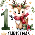 Babys First Christmas Onesie®, Christmas Toddler Clothing, 1st Christmas Outfits, Xmas Shirts, Cute Gifts for Kids, Holiday Baby Bodysuit