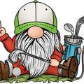 Funny Golf Shirt, Golfing Gnomes Graphic Tees, Golf Gifts for Dad, Cute Sport Clothing, Cool Golfer Outfits, Gift for Him, Shirts for Men