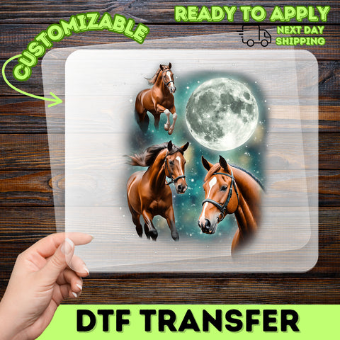 Celestial Horse DTF Transfer | Equestrian Nature Ready To Press for Animal Lover Shirt & Horse-Themed Party Apparel
