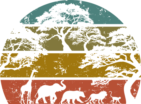 Retro African Safari Shirt, Wild Animals Safari Shirts, Bestie Safari Trip Matching Tees, Family Africa Safari Tshirts, Africa Shirt