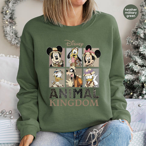 Charming Disney Animal Kingdom DTF Transfer Ready To Press for Family Adventure T-Shirts & Hoodies