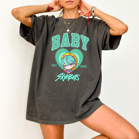 Cute Anime Baby Est. 2025 DTF Transfer Ready to Press for Funny Family Apparel