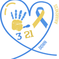 Down Syndrome Awareness Shirt, Blue And Yellow Ribbon Tee, T21 Down Syndrome Support Shirt, Down Syndrome Shirt, Down Right Perfect T21 Tee