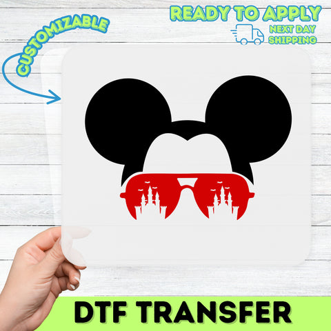 Funny Halloween Vampire Castle DTF Transfer Iron-On Ready to Press for Party Group Humor T-Shirts & Apparel