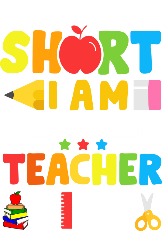 Preschool Shirt, Preschool Teacher Shirt, I am not Short I am Preschool Teach, Back to School Shirt, First Day of School, KindergartenShirt