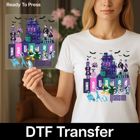 Cute & Funny Holiday Iron-On DTF Transfer for T-Shirts | Ready To Press Character Design for Christmas Apparel